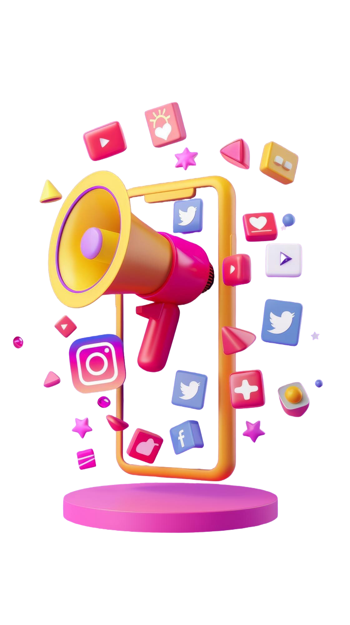 3d-illustration-cartoon-man-holding-megaphone-blogger-character-announcing-loudspeaker