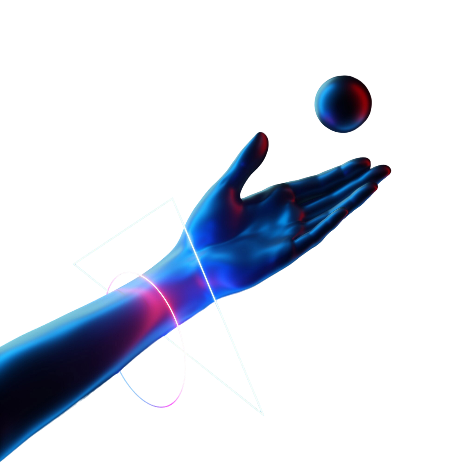 3d-render-black-artificial-hand-wear-neon-glowing-geometric-bracelets-juggler-throwing-ball