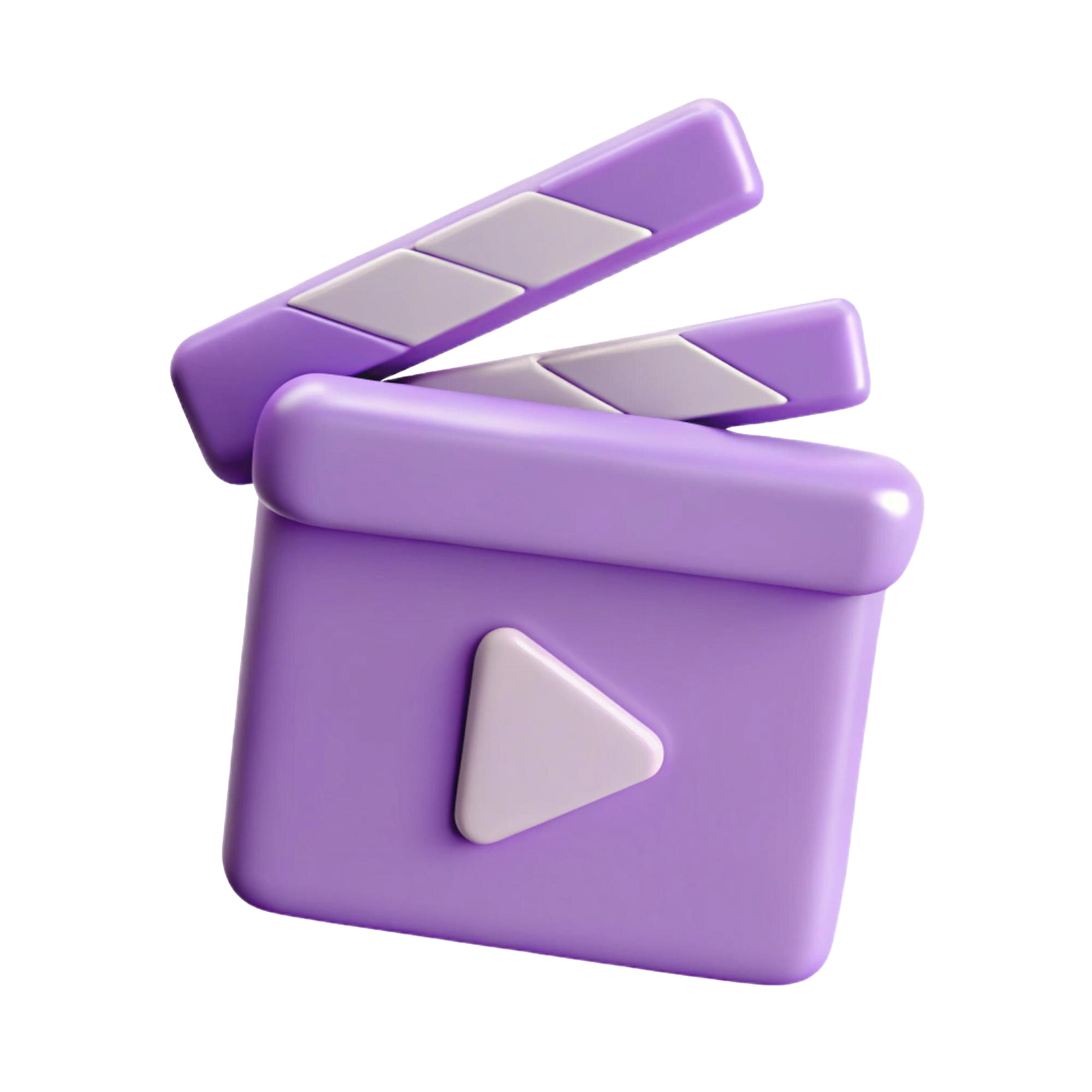 purple-3d-clapperboard-with-play-button-icon